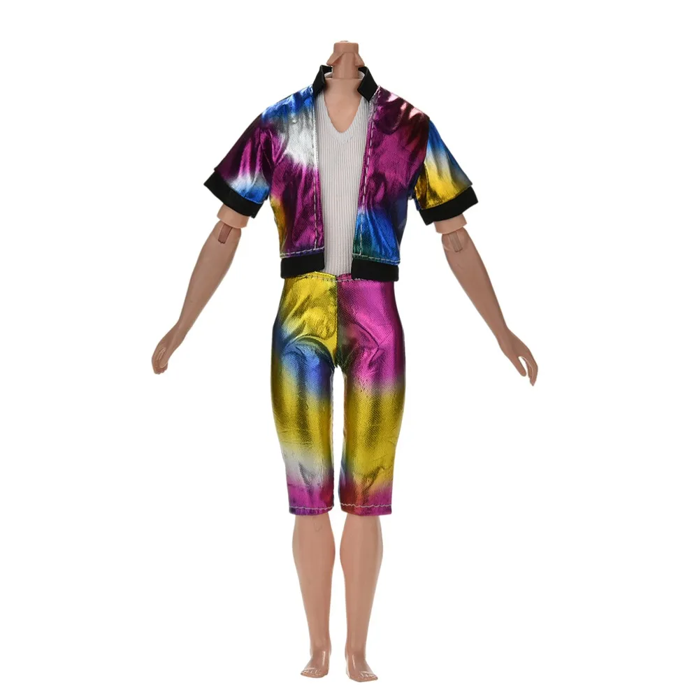 

1 Set Rainbow Jacket with Pant Suits for For s Ken Clothing