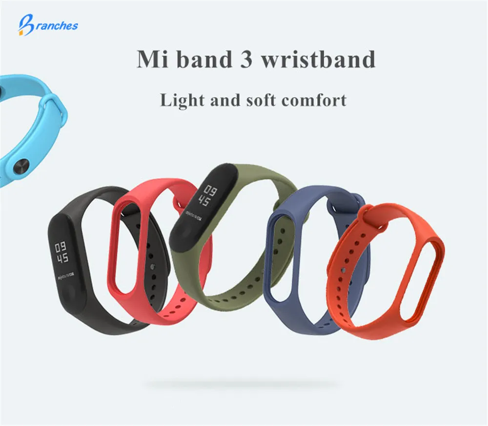 Браслет для xiaomi mi Band 3 4 спортивный ремешок часы силиконовый ремешок для xiaomi mi band 3 4 браслет mi band 4 3 ремешок