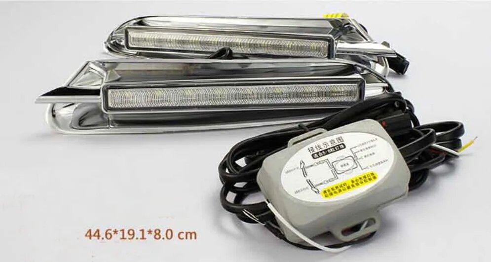 LED Daytime Running Light with dimmer function case For Opel Mokka 2012 2013 2014 LED DRL