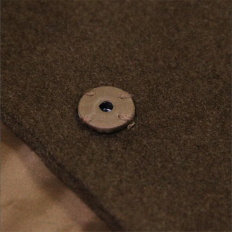 Vintage Fake 2 pieces Winter Cloak Women Coat Wool Coats Long Sleeve Knitting Cloak Woolen Coat Patchwork Belted Bodycon Casacos