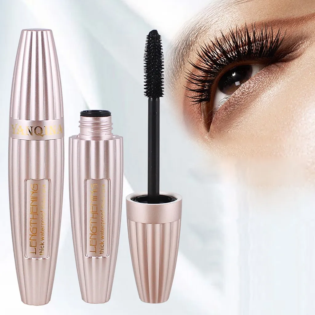 

Black Ink Alobon 3d Fiber Lashes Mascara Individual Curl Eyelash Extension Colossal Mascara Volume Express Cosmetics MakeupF3.11