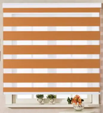 Included Curtain New Arrival Thickening Roller Blind Shutter Double Layer Shade Blinds Custom Zebra Free Shipping | Дом и сад