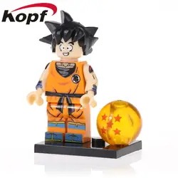 50 шт. PG1462 Dragon Ball Гоку черный наппа Сон Гоку лопуха турлес Torankusu Android 18 строительных блоков модель для детей игрушка