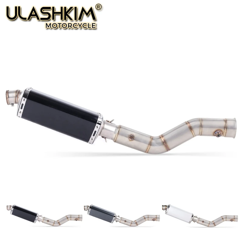 

Motorcycle Exhaust Muffler Escape Full System Middle Link Pipe Slip On For yamaha YZF1000 YZF R1 2009 2010 2011 2012 2013 2014