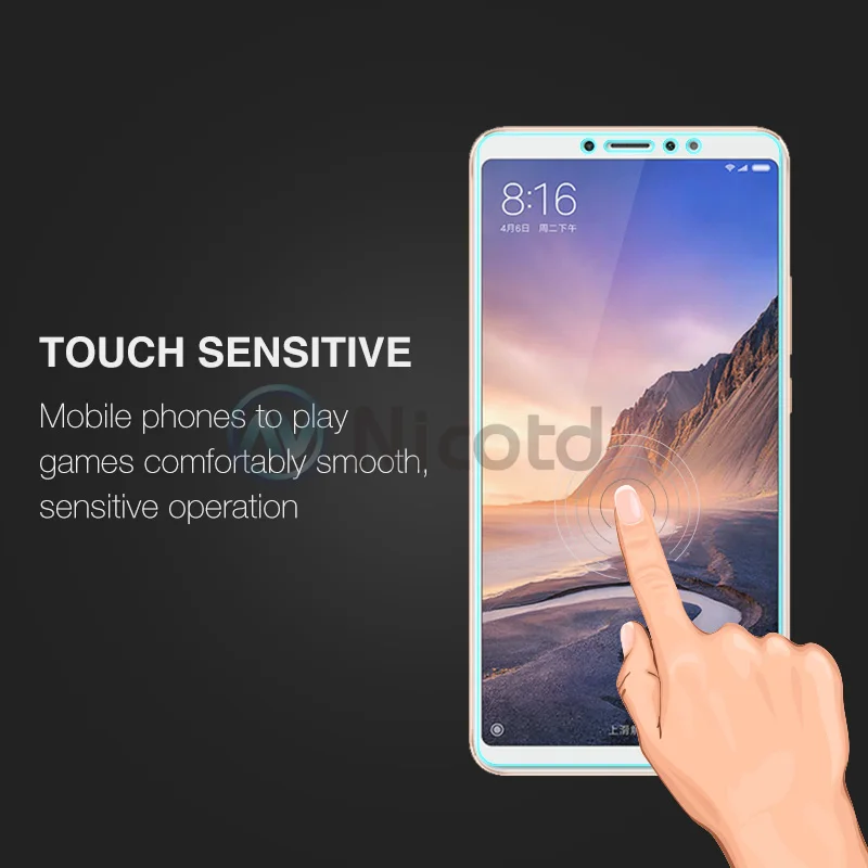 2.5D Phone On Protective Glass For Xiaomi Mi MAX 2 1 mimax film (3)