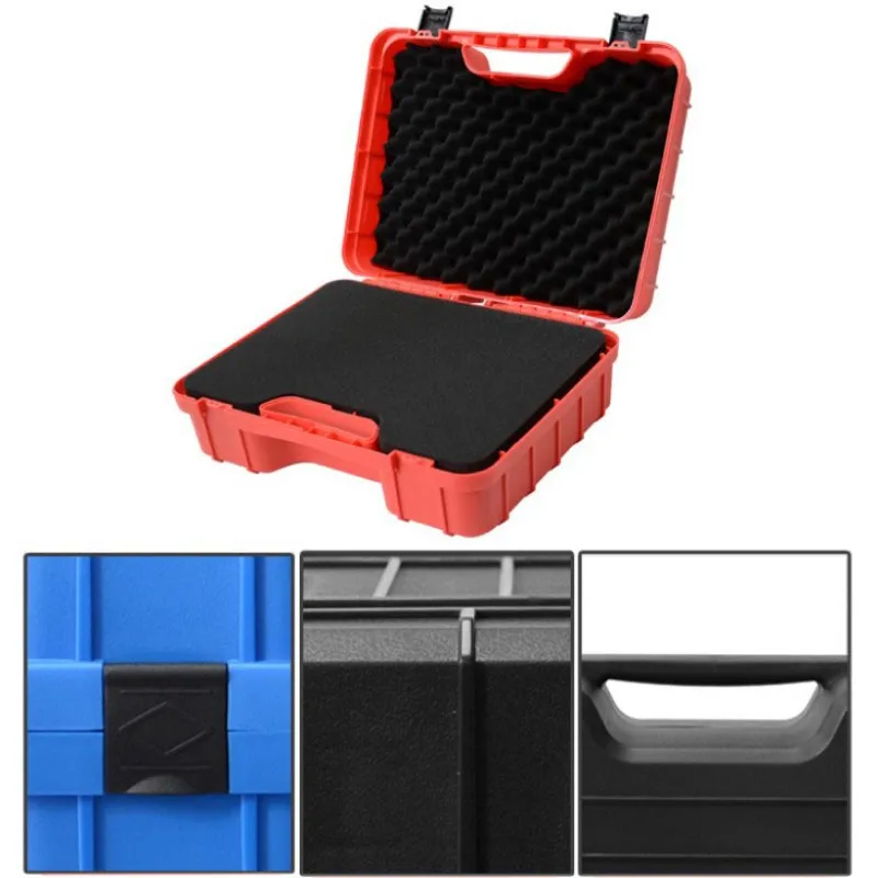 Ящик для инструментов защитная коробка для путешествий уличная пластиковая коробка защитное оборудование футляр для инструментов с губкой 385x310x171 мм
