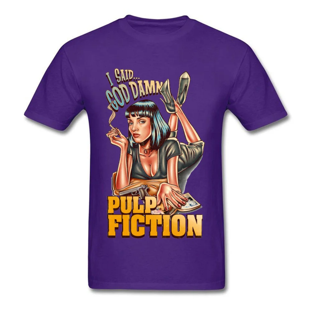 2839379I-Said-Goddamn Pure Cotton Men Short Sleeve Tops Tees Casual Lovers Day T-shirts Unique T Shirt 2018 Hot Sale Crewneck 2839379I-Said-Goddamn purple
