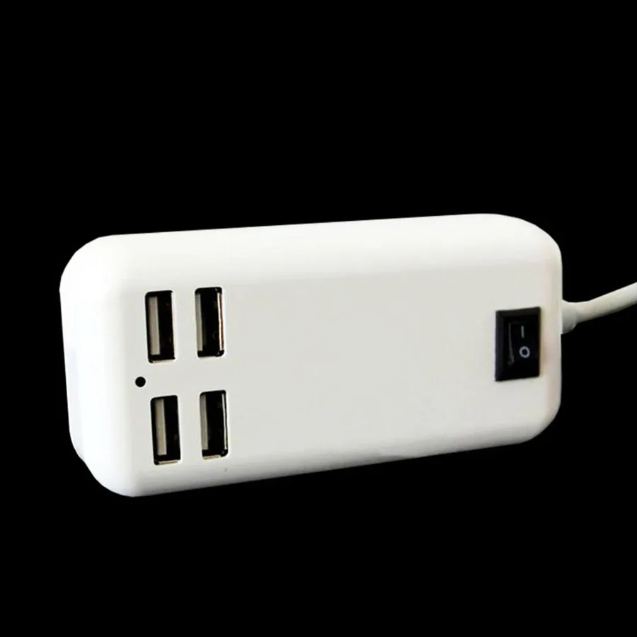 ЕС США Plug 4 несколько портов настенное USB зарядное устройство 5 В 4A настольное быстрое зарядное устройство адаптер для зарядки мобильного телефона зарядное устройство для iPhone iPad