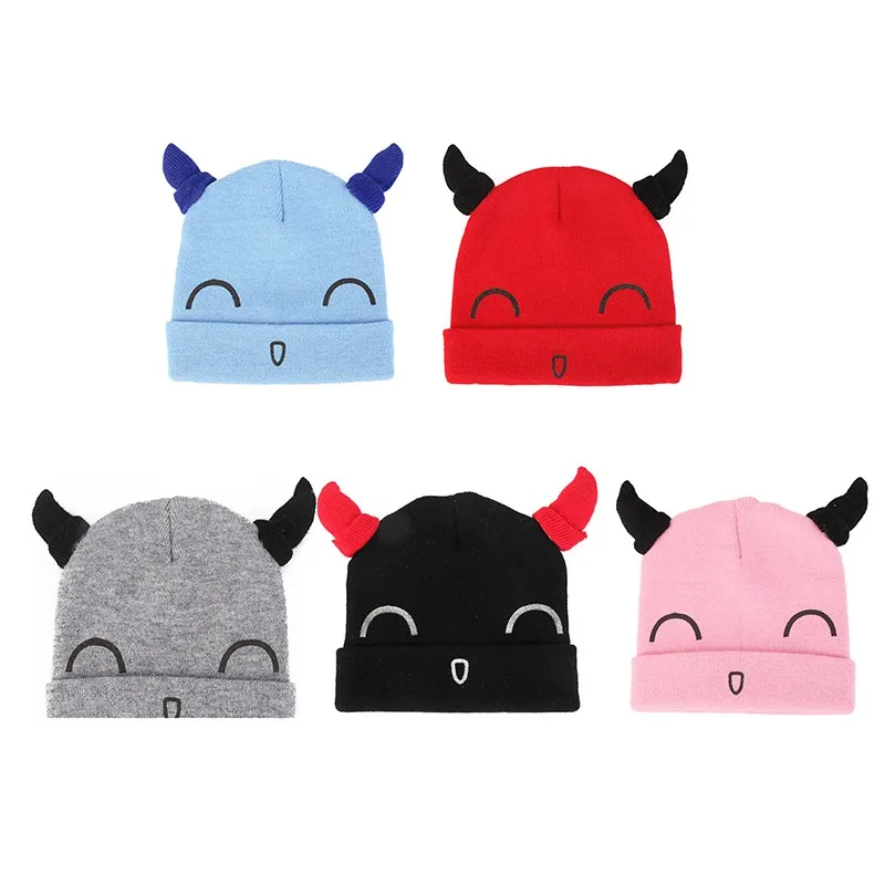 Baby Toddler Kids Girl Boy Winter Warm Knitting Ear Hat Ski Beanie Cap