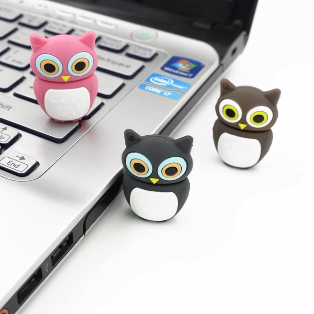 Флеш накопитель usb 2 0 в виде совы 4 ГБ 8 16 32 64 ГБ|bulk usb|card usbmemory card |