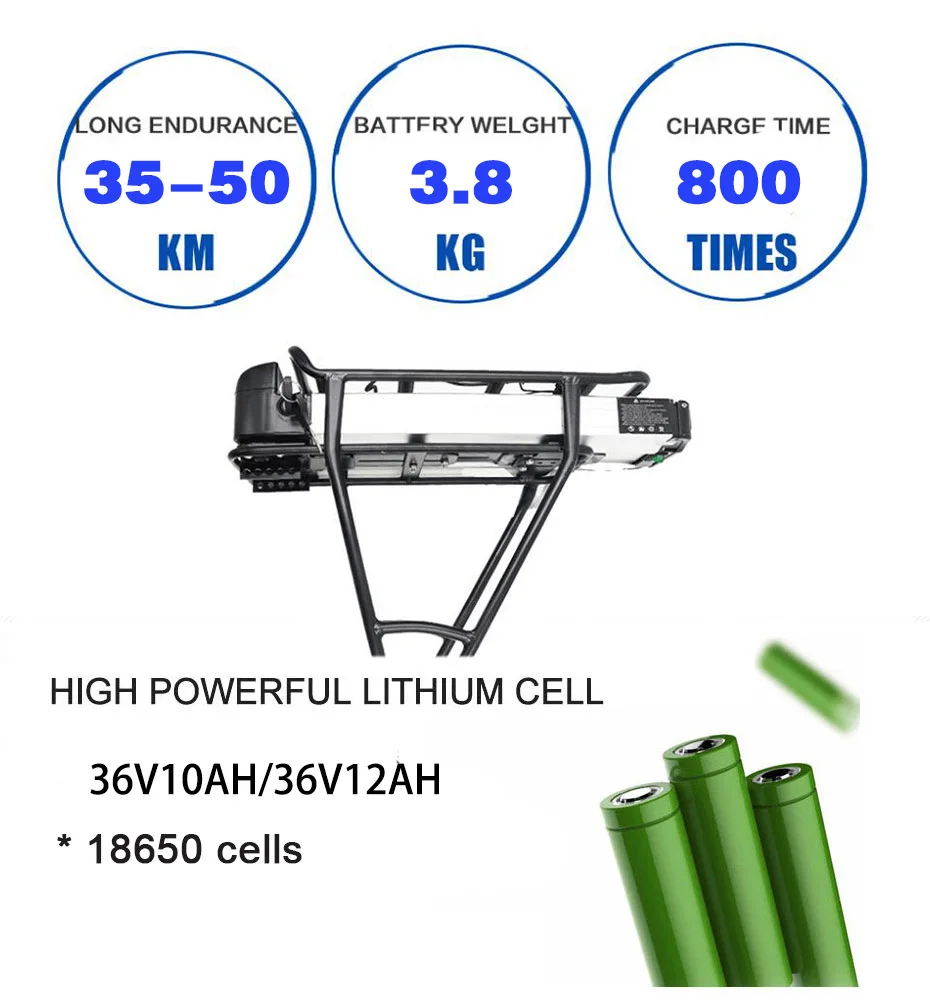 Perfect BAFANG Electric Bike Kit 36V 250W 350W 500W Motor Wheel With Rear Rack Battery for 26" 700C 28" ebike Electric Motor e bike Kit 13 Perfect BAFANG Electric Bike Kit 36V 250W 350W 500W Motor Wheel With Rear Rack Battery for 26" 700C 28" ebike Electric Motor e bike Kit 13