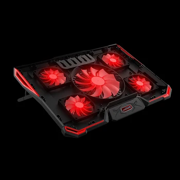 

laptop cooler cooling pad with Silence 5pcs Fans Air-cooled Radiator Cooling Pads for Gaming Laptop Notebook