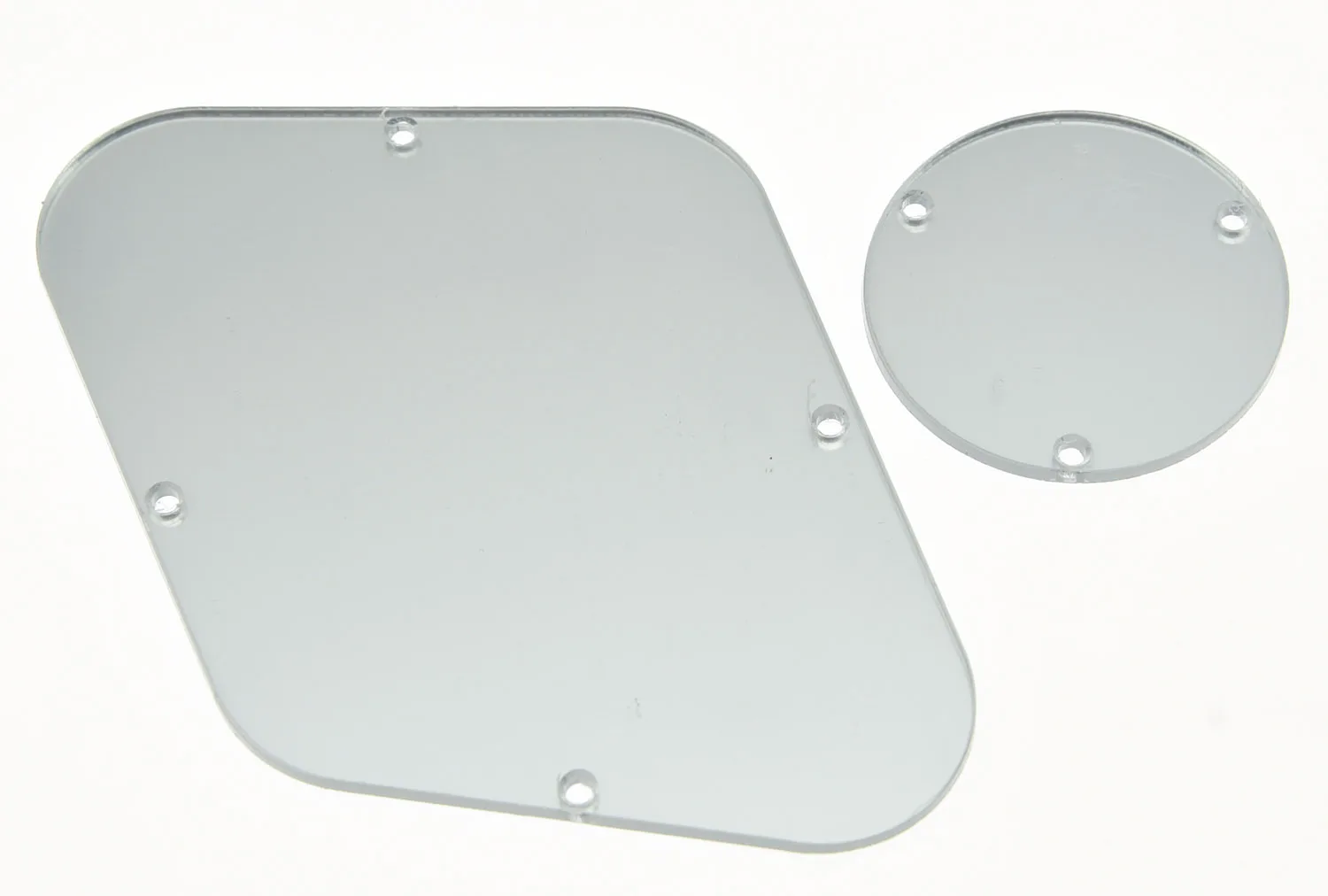 

KAISH LP Rear Control Switch Plate Cavity Cover for Epi LP Silver Mirror