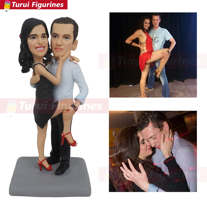 couple sculpture two people figurines custom bobblehead bobble head dolls people figure sculpt and all handcrafted by china arti