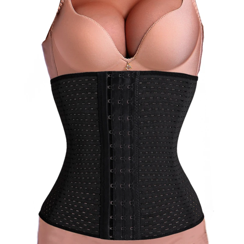 Women Waist Belt 2016 Mesh Triple Hook And Eye Sleeveless Female Waist Tummy Trimmer Cincher Clothes Wholesale #3