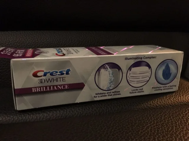 crest 3d white dentifrice 3D à la menthe, blanc brillant, masquant – Image 2