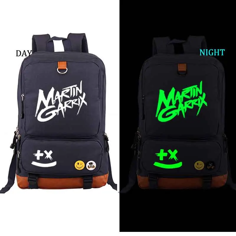 style3 navy blue Martin garrix noctilucous школьная сумка рюкзак DJ Студенческая Школьная Сумка Повседневный рюкзак для мужчин и женщин рюкзак для ноутбука рюкзак - Цвет: style3 navy blue