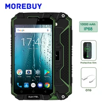 Oukitel K10000 Max IP68 Waterproof Smartphone 10000mAh MT6753 Octa Core 3G RAM 32G ROM Android 7.0 Mobile Phone 16MP Fingerprint