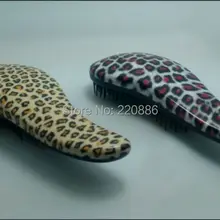 Леопардовый Цвет Шампунь Щетка для волос щетка для распрямления волос GIC-HB501B цельнокроеное платье/2 цвета