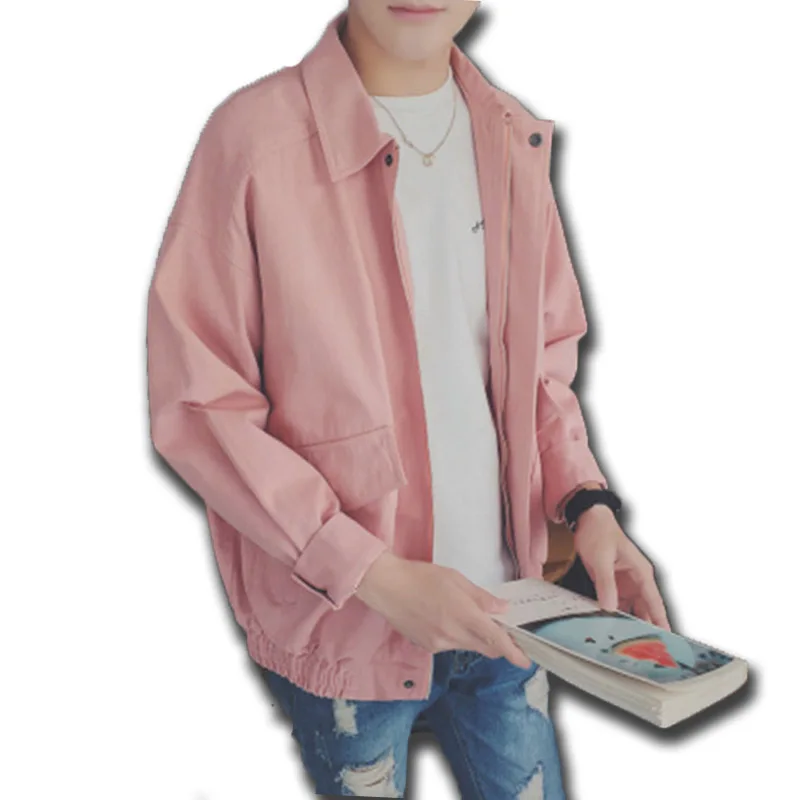 light Ceket Tops Couleur Hiver Vestes Grande Automne Vêtements pink Manteau Tranchée Black Hommes 70b0257 Veste Taille Punk Chaquetas Manteaux Solide Green pjLVqSUzMG