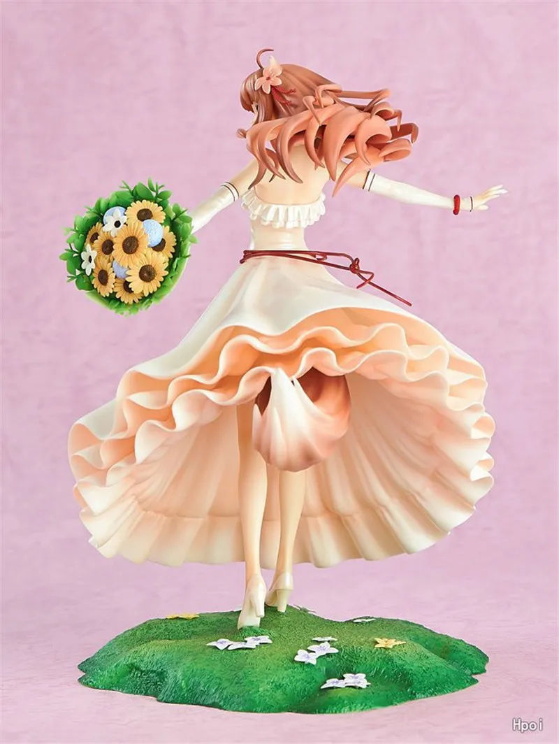 Аниме Spice And Wolf Holo 1/8 весы расписные фигурки свадебное платье Ver. Пвх фигурка