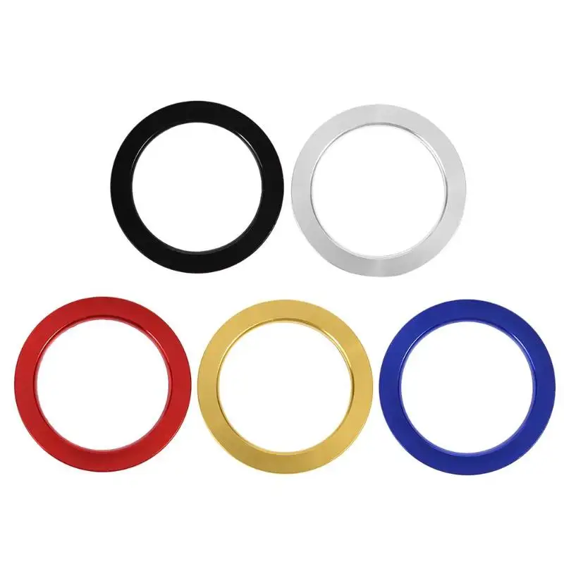

Car Engine Ignition Start Stop Switch Push Button Ring Trim Cover Sticker Interior Decorative for Corolla C-HR RAV4 Yaris New