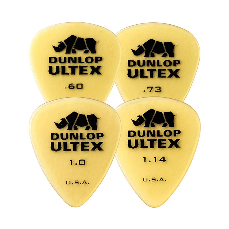 1 шт. Dunlop Ultex Стандартный медиатор для гитары медиатор 0,6 мм/0,73 мм/1,0 мм/1,14 мм медиатор для бас-гитары медиатор для акустической электрогитары - Цвет: 4 Mixed Thickness