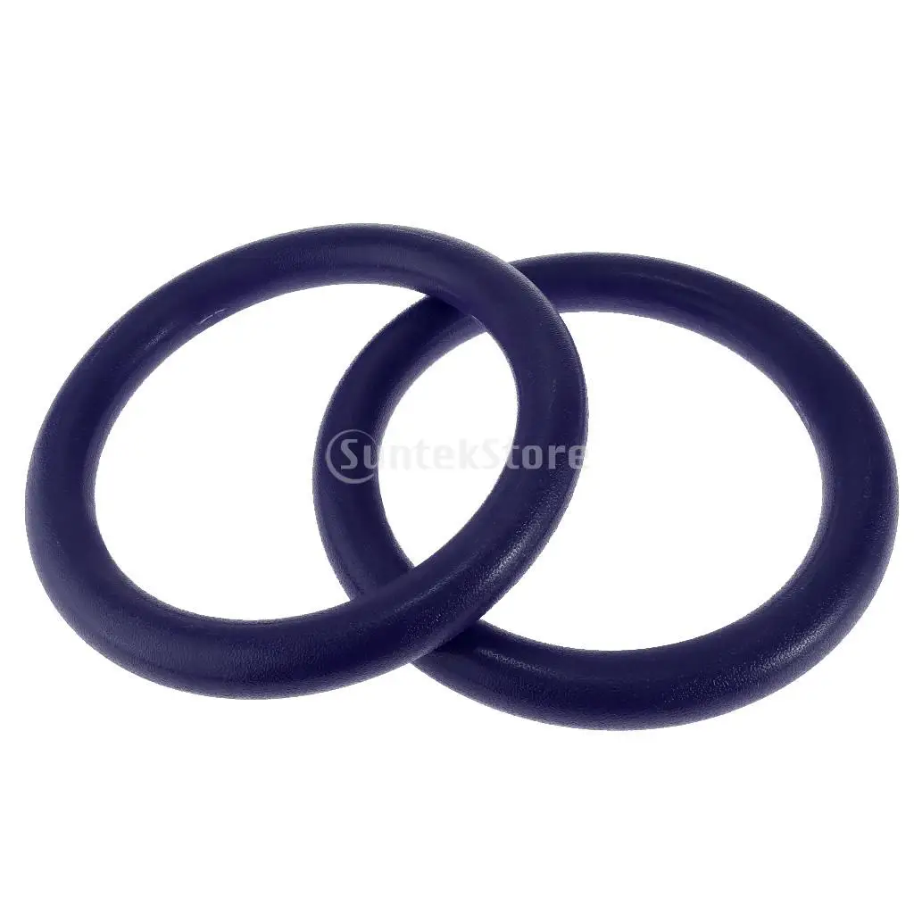 Heavy Duty ABS 23mm Fitness Gymnastic Rings Gym Exercise Cross Training Pull Ups Muscle Ups