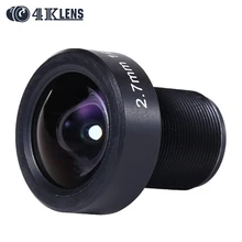 4K LENS Newly 2.7MM Gopro Lens IR 1/2.3 12MP M12 Mount Flat Camera Lens Super Wide for Sports Cam and Drone Modified 2016 Coming