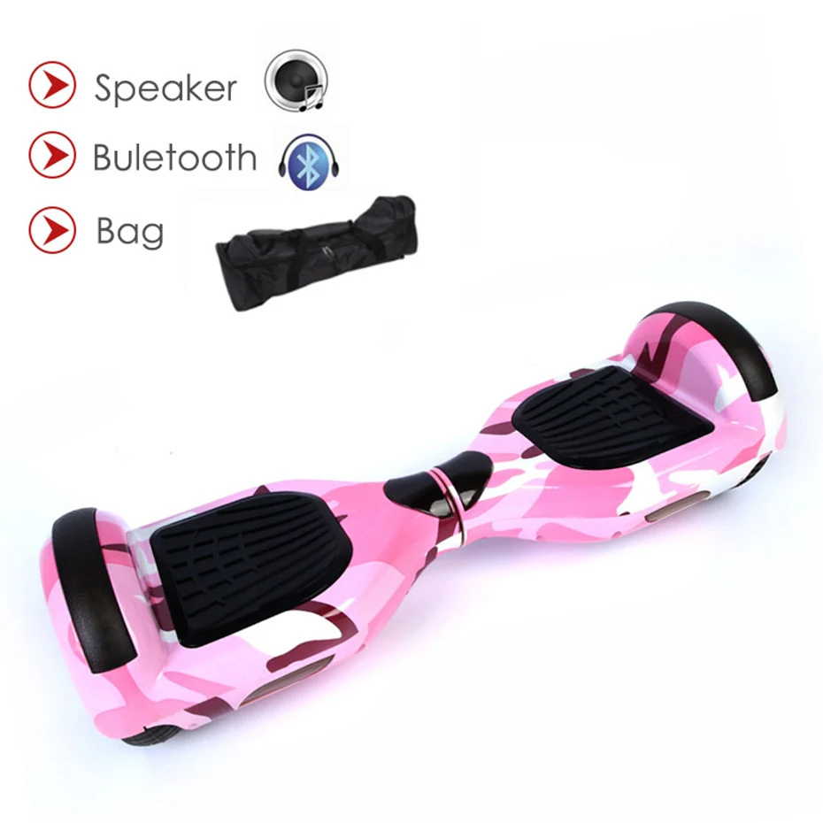 Hoverboard 6 5 дюймов Bluetooth Динамик Электрический Giroskuter Gyroscooter за бортом гироскопа