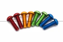10 pcs M3 * 10 Multi-couleur 7075 En Aluminium alliage M3 vis À Six Pans Creux bouton vis à tête pour RC modèle Quadcopter Drones de Course +