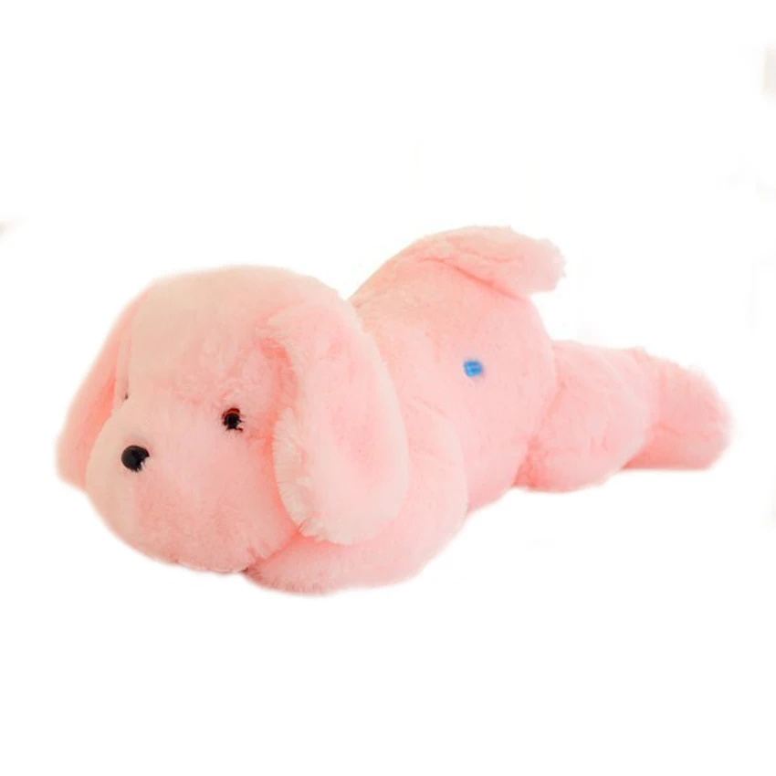50 см горячая Распродажа красочный светящийся плюшевый собачий светодиодный свет плюшевая подушка детская игрушка чучело кукла подарок на день рождения для ребенка