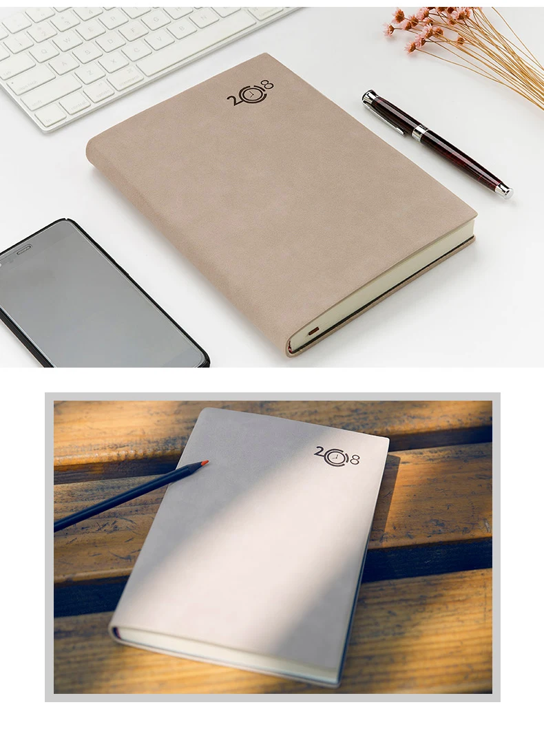 Новый A5 установлены мягкие тетрадь Business Notebook планировщик состав книги календарный план подарок