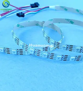 

Addressable 5m 60LEDs/m DC5V WS2813 RGB led pixel strip,NON-waterproof,with 60pixels/M;WHITE PCB
