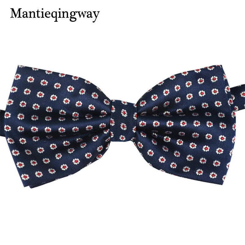 

Mantieqingway Fashion Dot Men's Bowtie Cravata Brand Business Suits Bowtie For Men Classic Polyester Necktie Bow Tie For Party