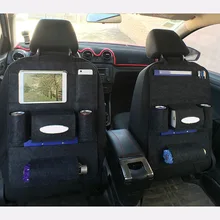 Автомобильная сумка для хранения на заднее сиденье бутылка журнал ткани Еда телефон органайзер для автомобиля крышка заднего сиденья мульти-карман держатель VS998