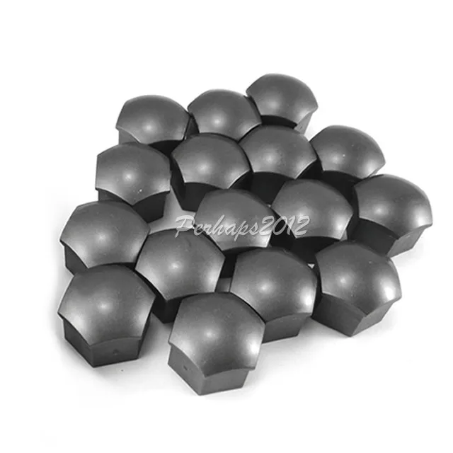 20 pcs Gray 17 mm Wheel Lug Nut Center Cover Caps 321 601 173A Z37