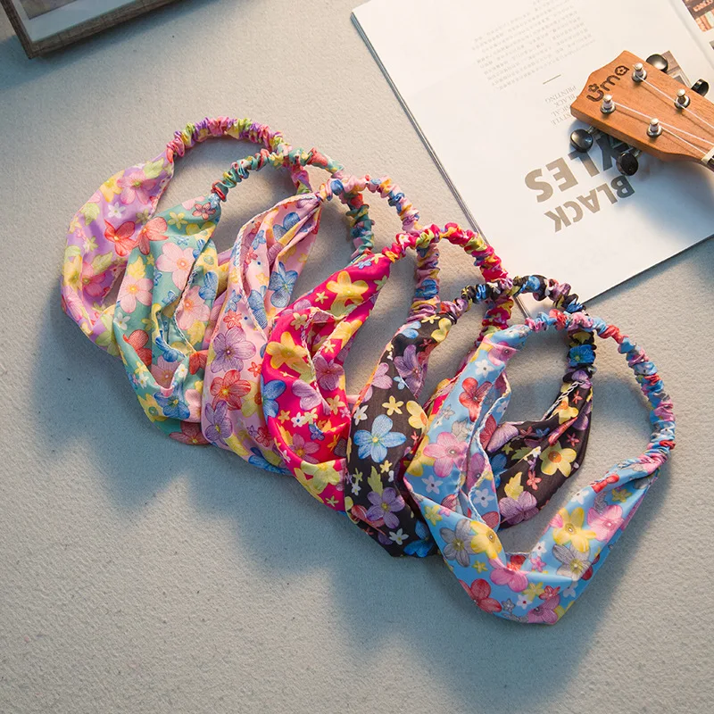 

2019 summer Bohe bezel Women vintage Headbands Headpiece sport Headwrap Turban Headwear Hair Bands for girl Hair Accessories YC6