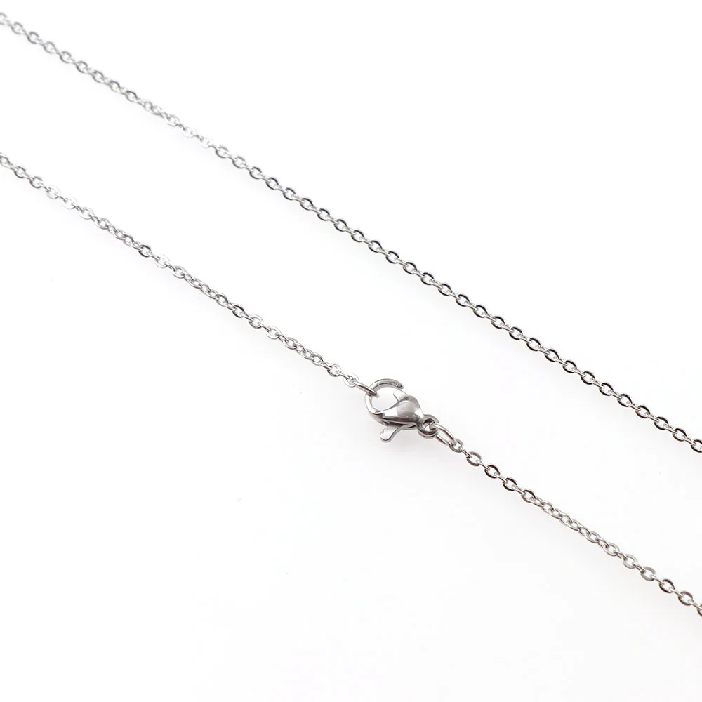 6 шт. позолоченные и стальные цепочки из нержавеющей стали ожерелья для модных ювелирных изделий цепи 50 см