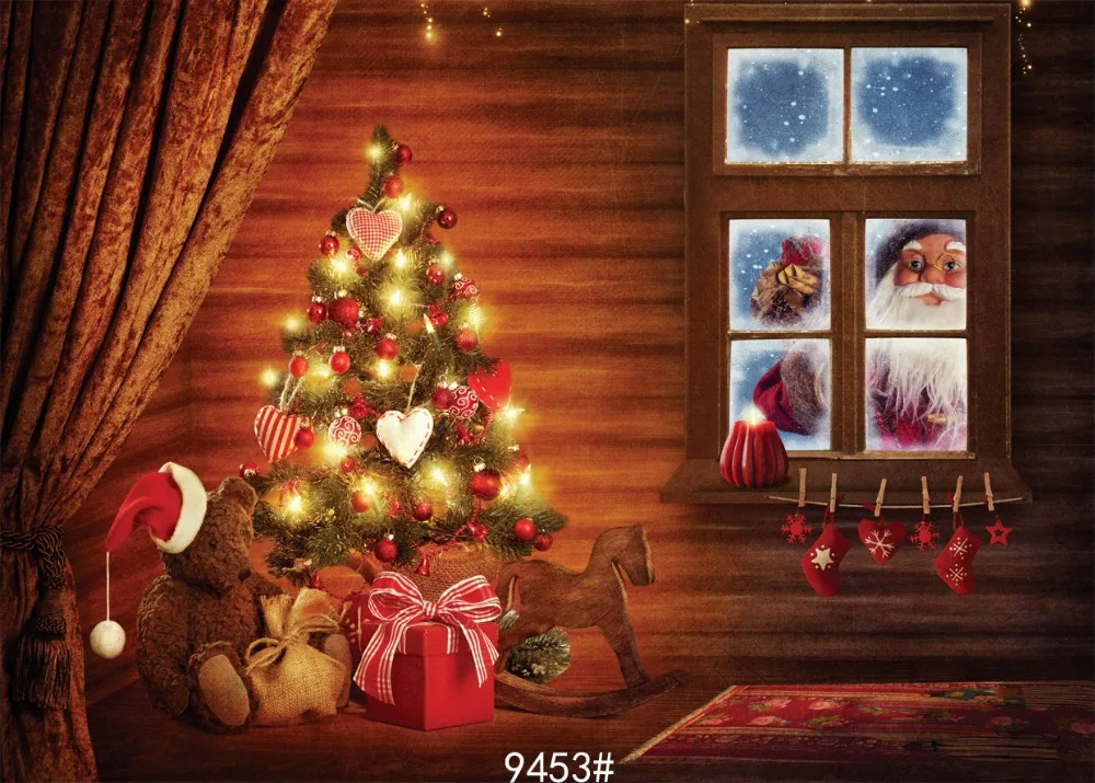 SJOLOON Christmas photography backdrops baby photography background computer print photo background thin fond photo studio prop