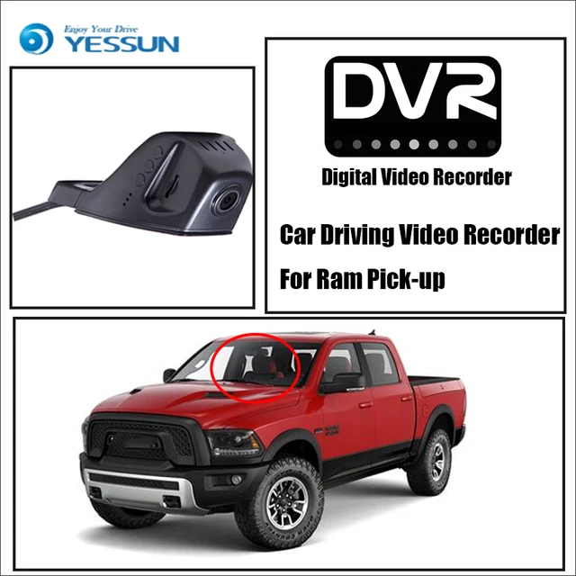 Best Price YESSUN Car Front Dash Camera CAM DVR Driving Video Recorder for Ram Pick-u for iPhone Android APP Control Function Best Price YESSUN Car Front Dash Camera CAM DVR Driving Video Recorder for Ram Pick-u for iPhone Android APP Control Function