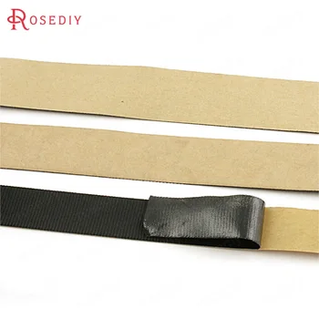 

(24891)9 Meters 18MM 22MM 24MM Black Polyester Elastic Sticky Rib Belt for Hair Bands Ends Diy Jewelry Findings Accessories