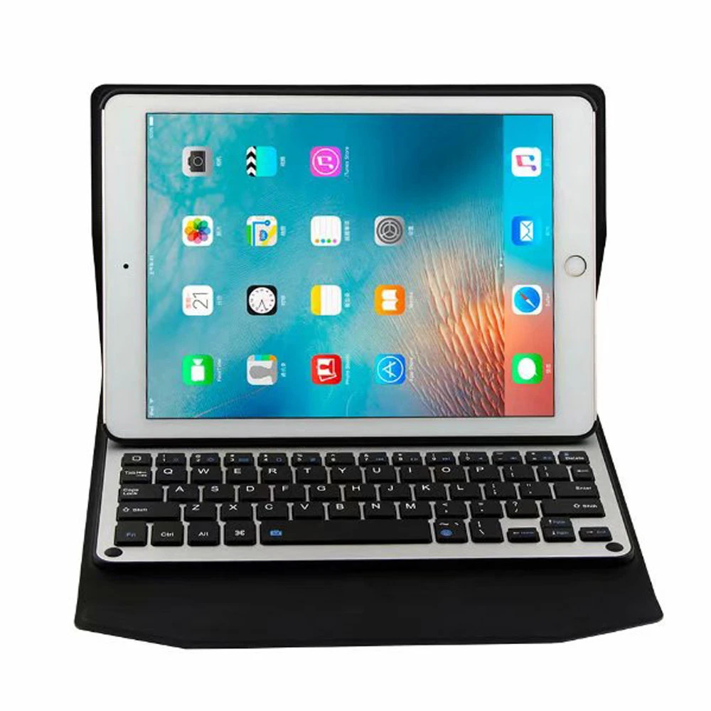 Ультра тонкий съемный Bluetooth клавиатура Folio Stand кожаный чехол для Apple iPad Air 1 2 Air1