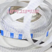 1,25 мм расстояние+ 5100 мм Длина+ 14Pin B/Обратный line мягкий провод гибкий плоский Cable.14P* 1.25B* 5100 мм