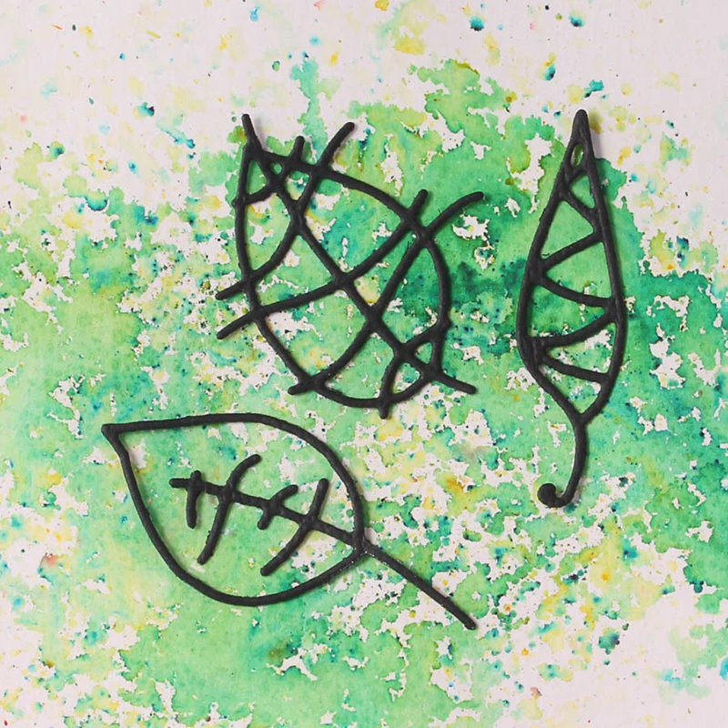 

JC Metal Cutting Dies for Scrapbooking Craft 3pcs Special Leaf Stencil Handmade Paper Card Making Model Decoration 2019 Die Cut