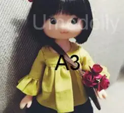 1 шт. Mori Girl Стиль Топы рубашка для Blyth, Licca, Azone аксессуары для кукол - Цвет: A3