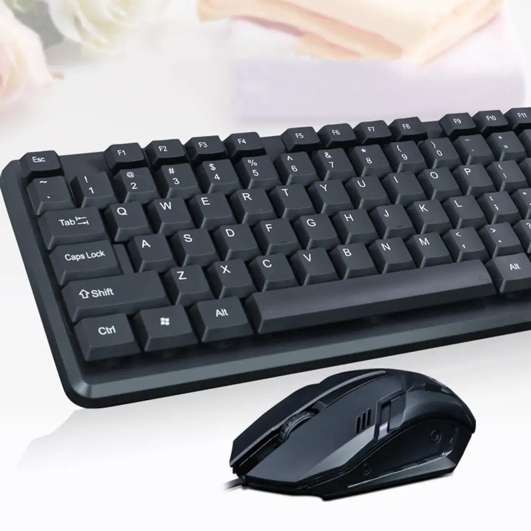 Проводной набор с клавиатурой и мышью USB Настольный Ноутбук Офисная Клавиатура