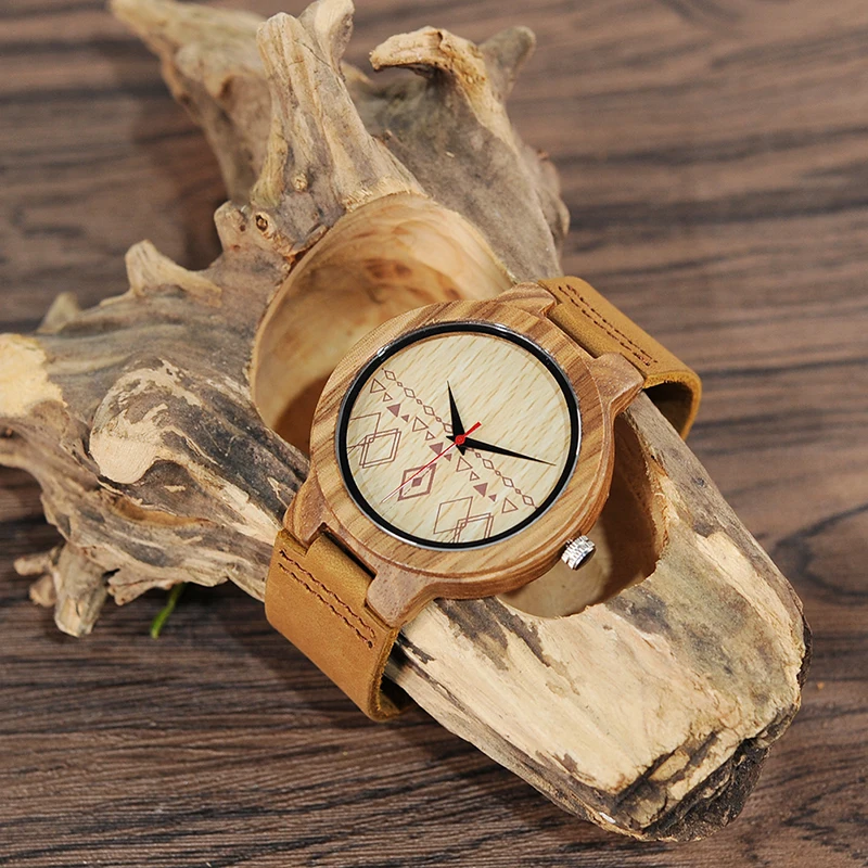 BOBO BIRD Men Watches Zebra Wooden Timepieces Top Brand Quartz Watch For Men relogio masculino Accept Logo Drop Shipping