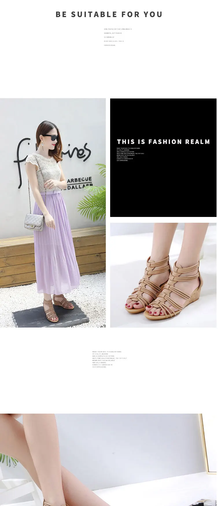 Gykaeo/ г.; женские босоножки в римском стиле; удобная женская обувь на танкетке; уличные модные летние босоножки; Zapatos De Mujer
