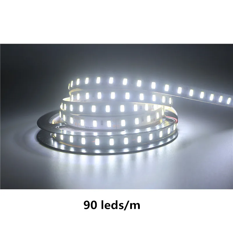 1 5 м Светодиодная лента 5630 5730 не Водонепроницаемая ip20 DC 12v 300leds 450leds 600leds теплая